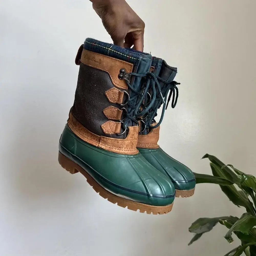 Vintage unisex Eddie Bauer Duck boots M7-W9‎